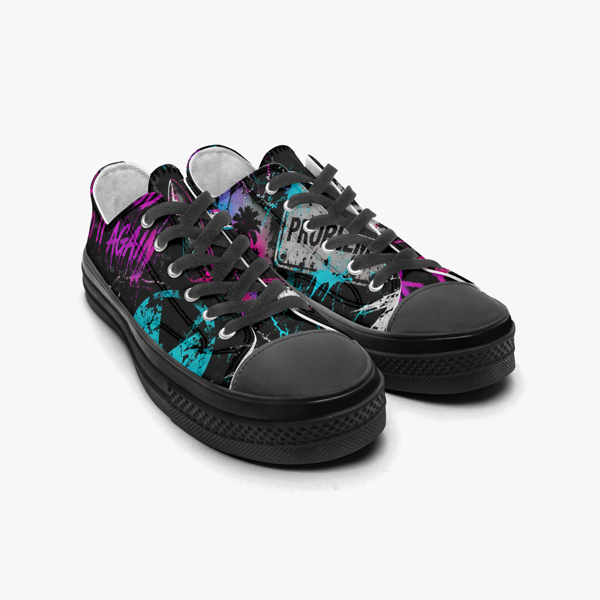 After Dark Low Top Canvas Shoes — product image 1