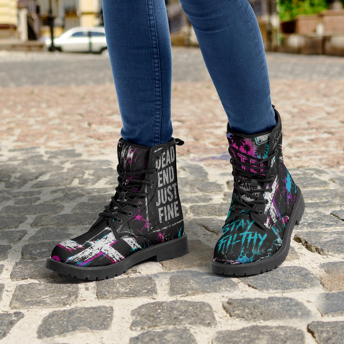 After Dark Leather Boots — product image 4