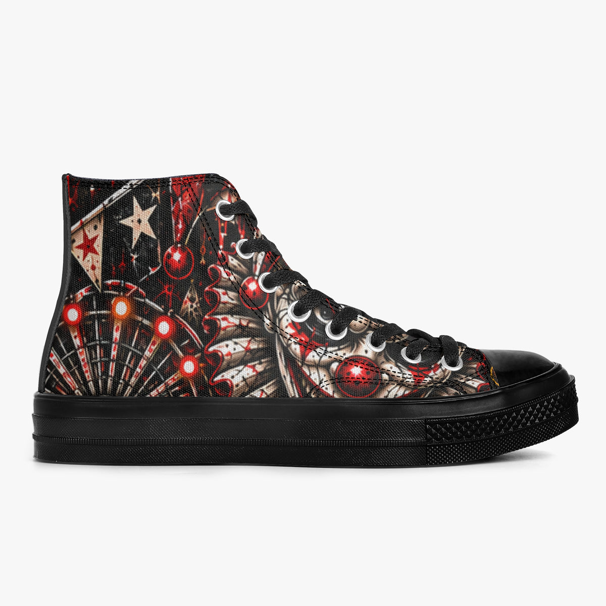 KLF Carnival of Chaos High Top Canvas Shoes — product image 5