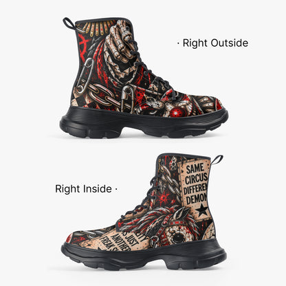 Carnival of Chaos Leather Boots — product image 3