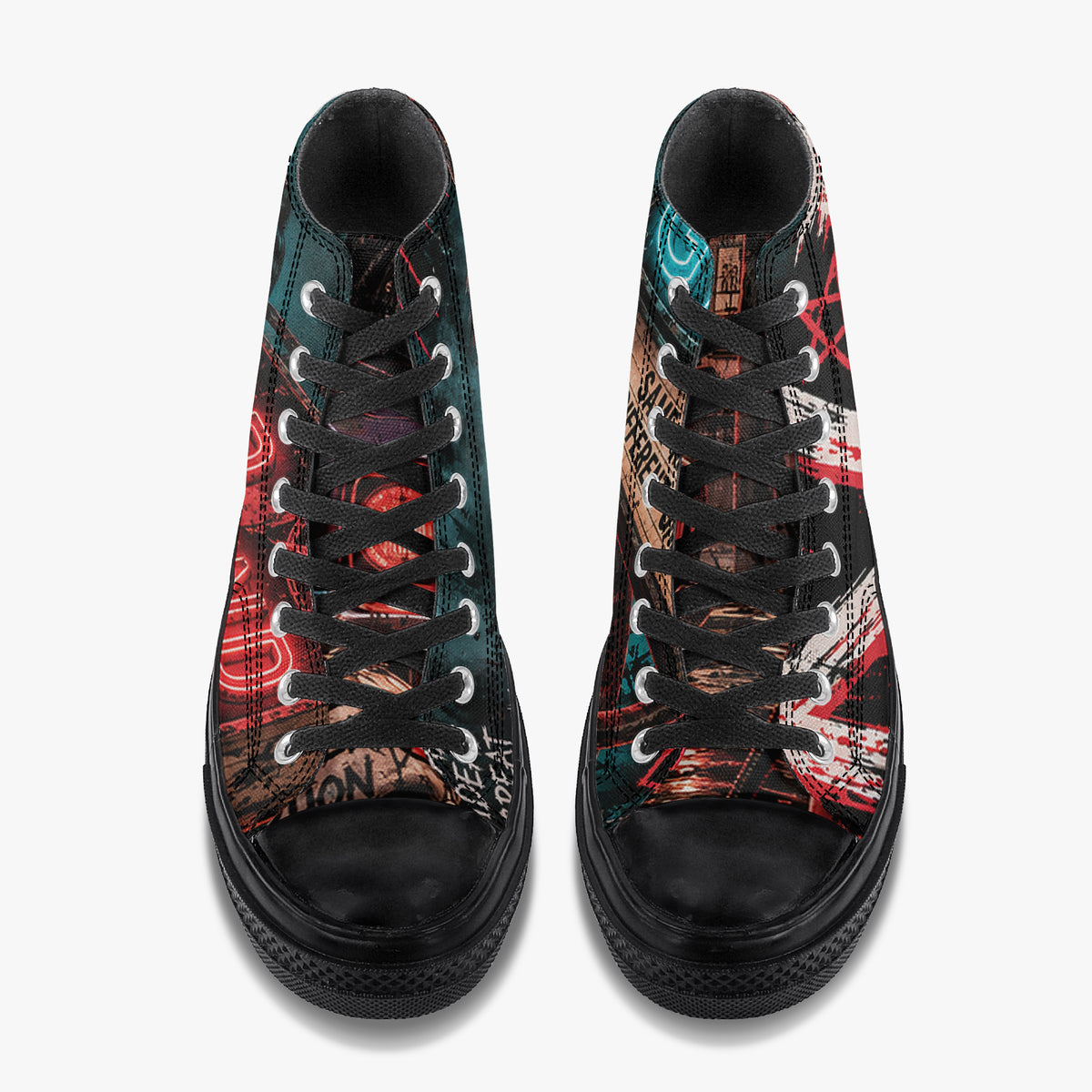 KLF Dead End High Top Canvas Shoes — product image 1