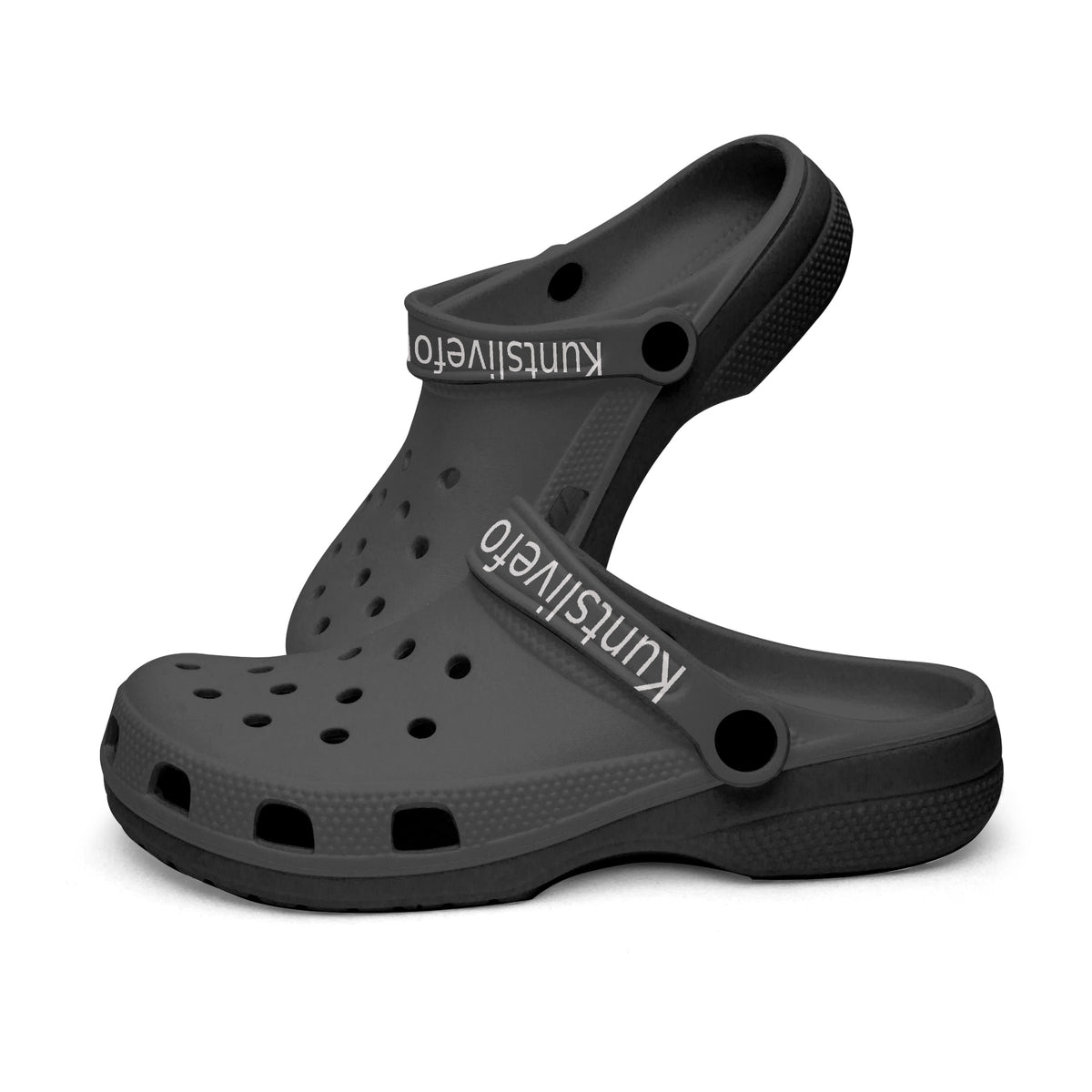 KLF Black-Base AOP Clogs — product image 3