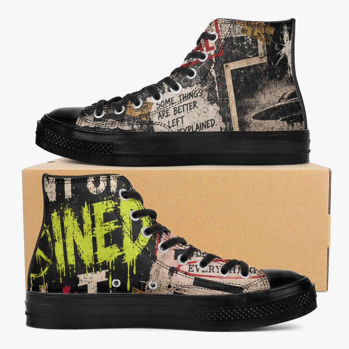 Department of Unexplained Bullsh*t High Tops — product image 9