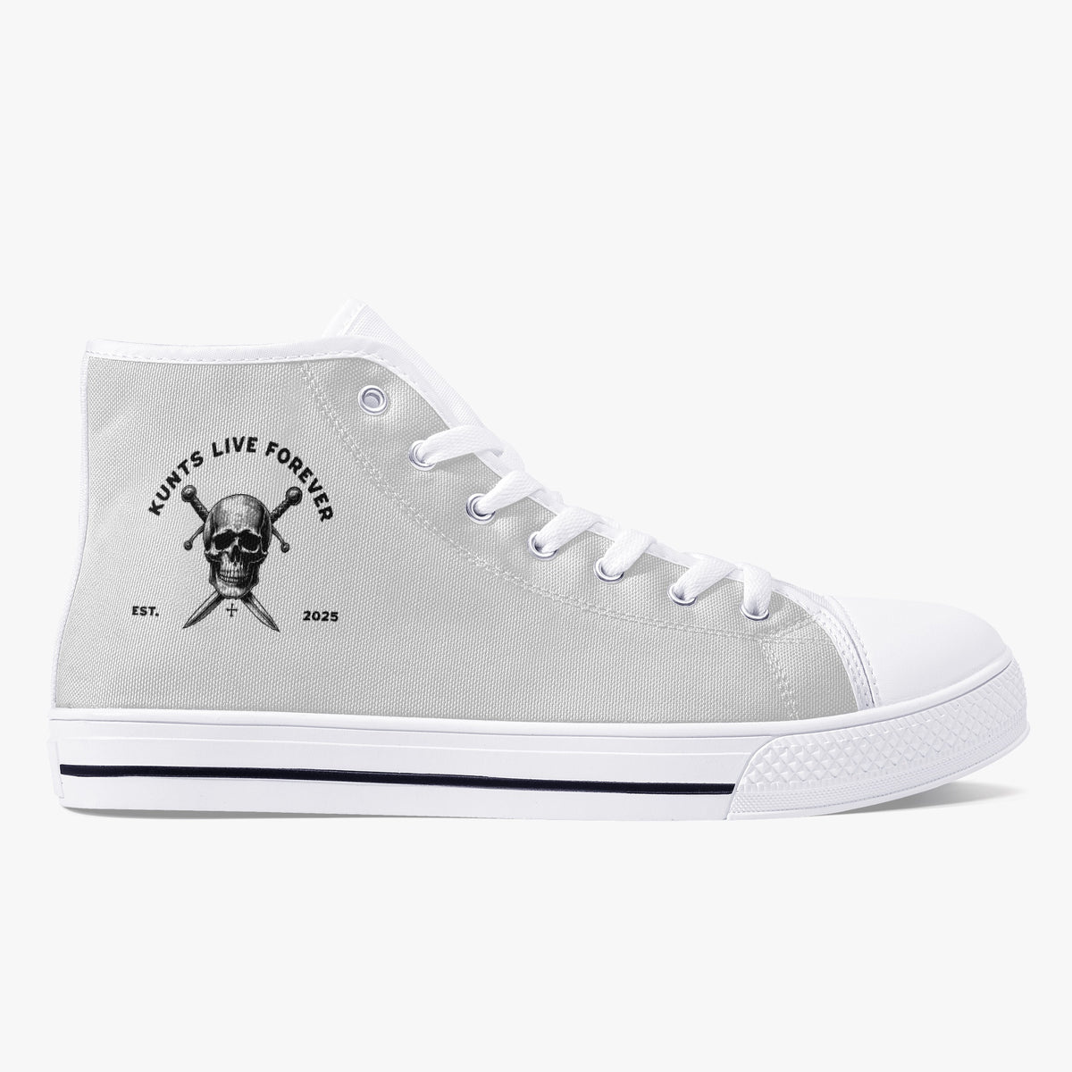 KLF “Kunts High-Top Canvas” Shoes | KLF Streetwear — product image 12