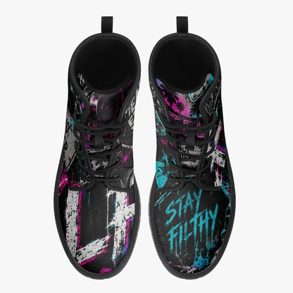 After Dark Leather Boots — product image 3