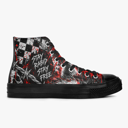 Rabid Raccoon High Top Canvas Shoes — product image 6