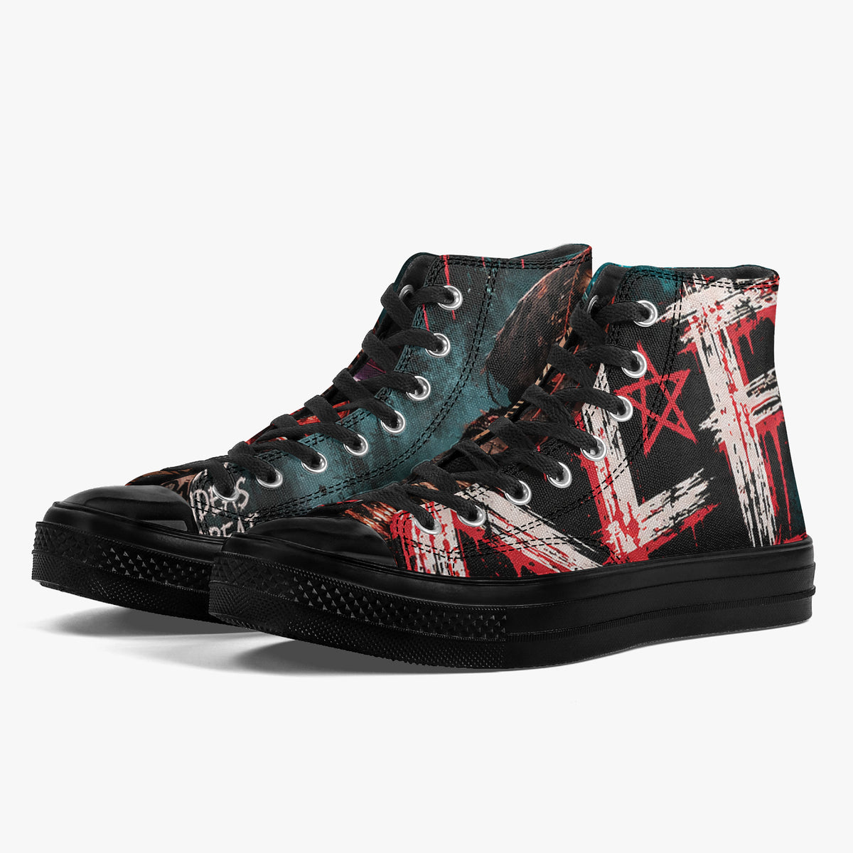 KLF Dead End High Top Canvas Shoes — product image 10