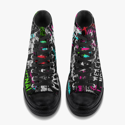 KLF System Failure High Top Canvas Shoes — product image 1