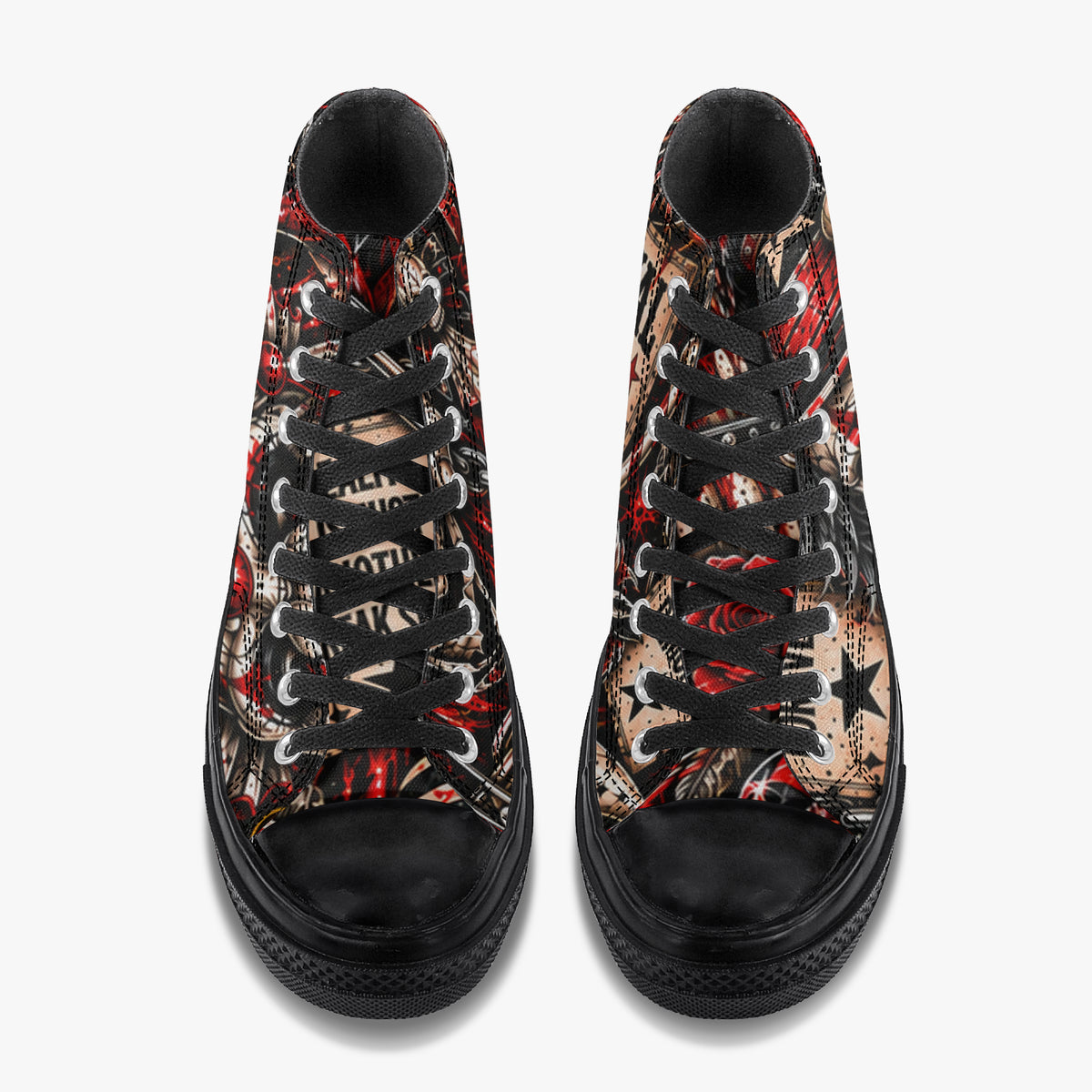 KLF Carnival of Chaos High Top Canvas Shoes — product image 1