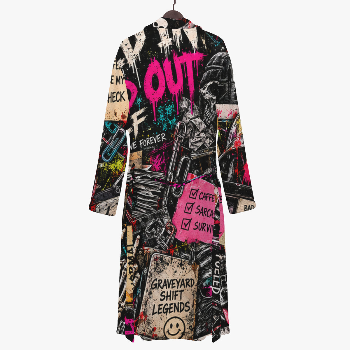 KLF Clocked In / Checked Out Bathrobe product view 4