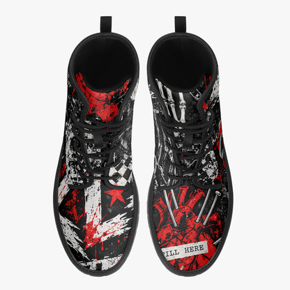 Death Club Leather Boots — product image 2