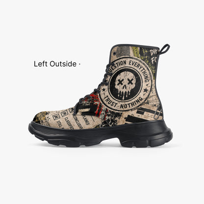 KLF Department of Unexplained Bullsh*t Chunky Boots — product image 2