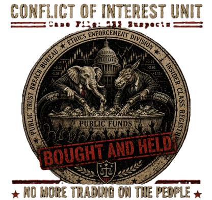 Conflict of Interest Unit – Case File 535 Suspects – Bought and Held – No More Trading on the People