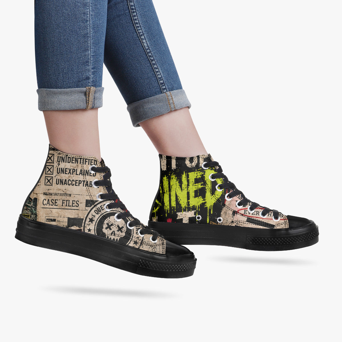 Department of Unexplained Bullsh*t High Tops — product image 3