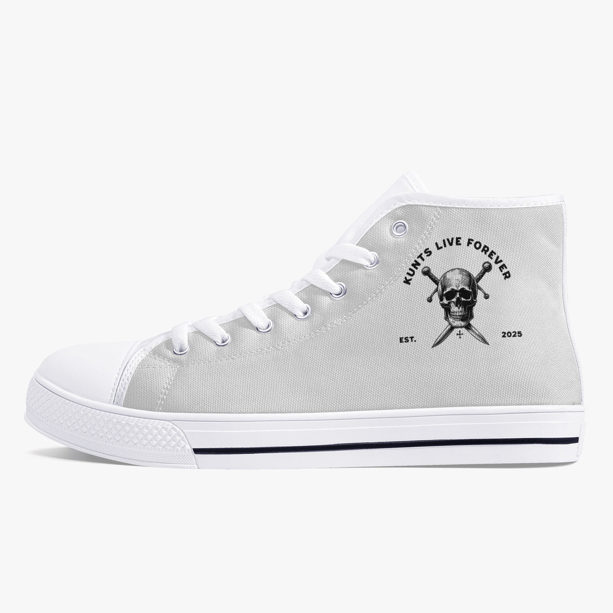 KLF “Kunts High-Top Canvas” Shoes | KLF Streetwear — product image 9