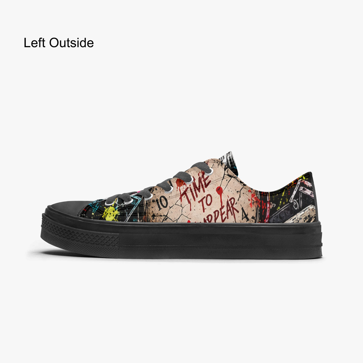 Clocked In / Checked Out Low-Top Canvas Shoes product view 3