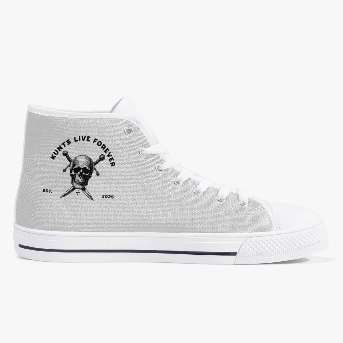 KLF “Kunts High-Top Canvas” Shoes | KLF Streetwear — product image 10