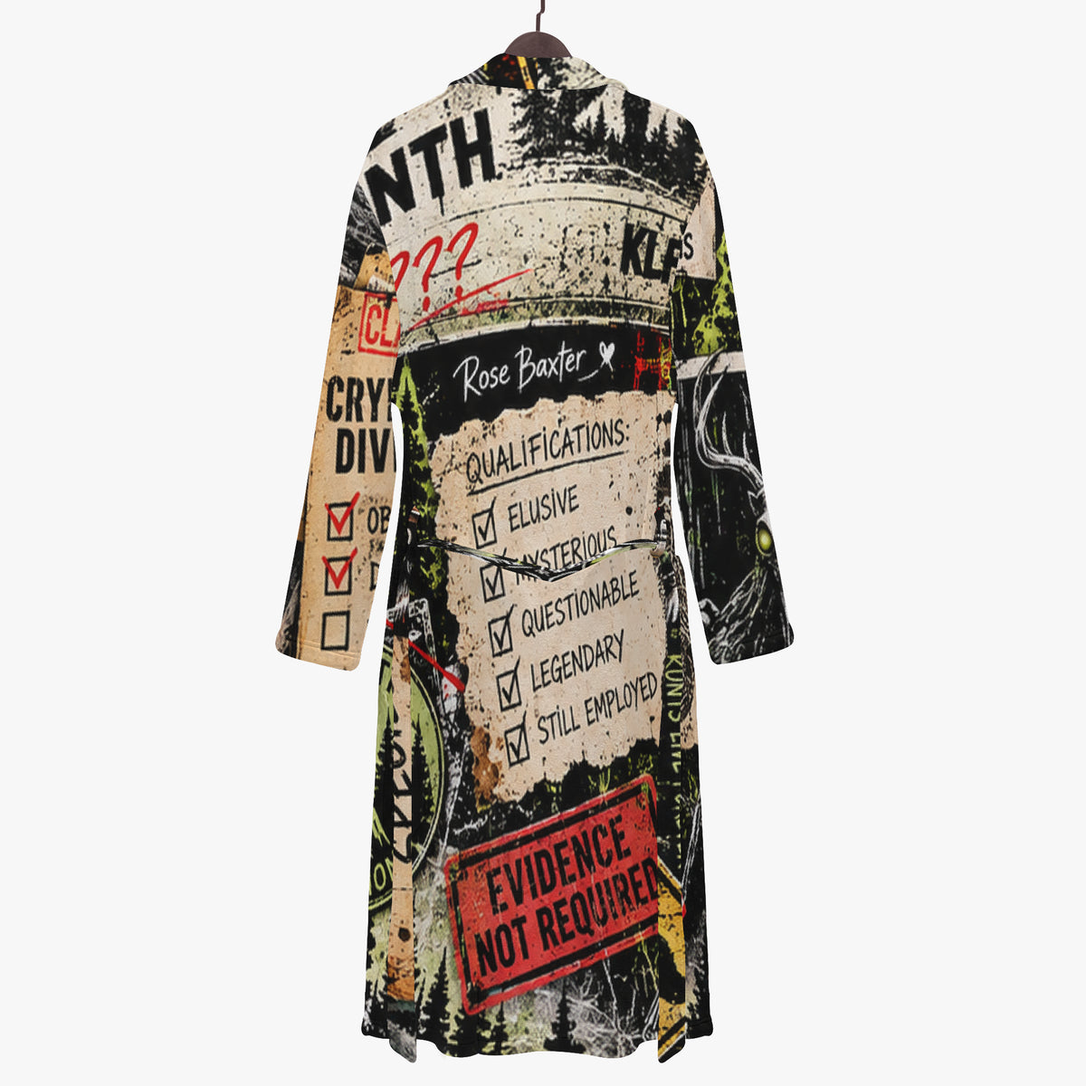 Cryptid Employee of the Month Bathrobe — product image 4