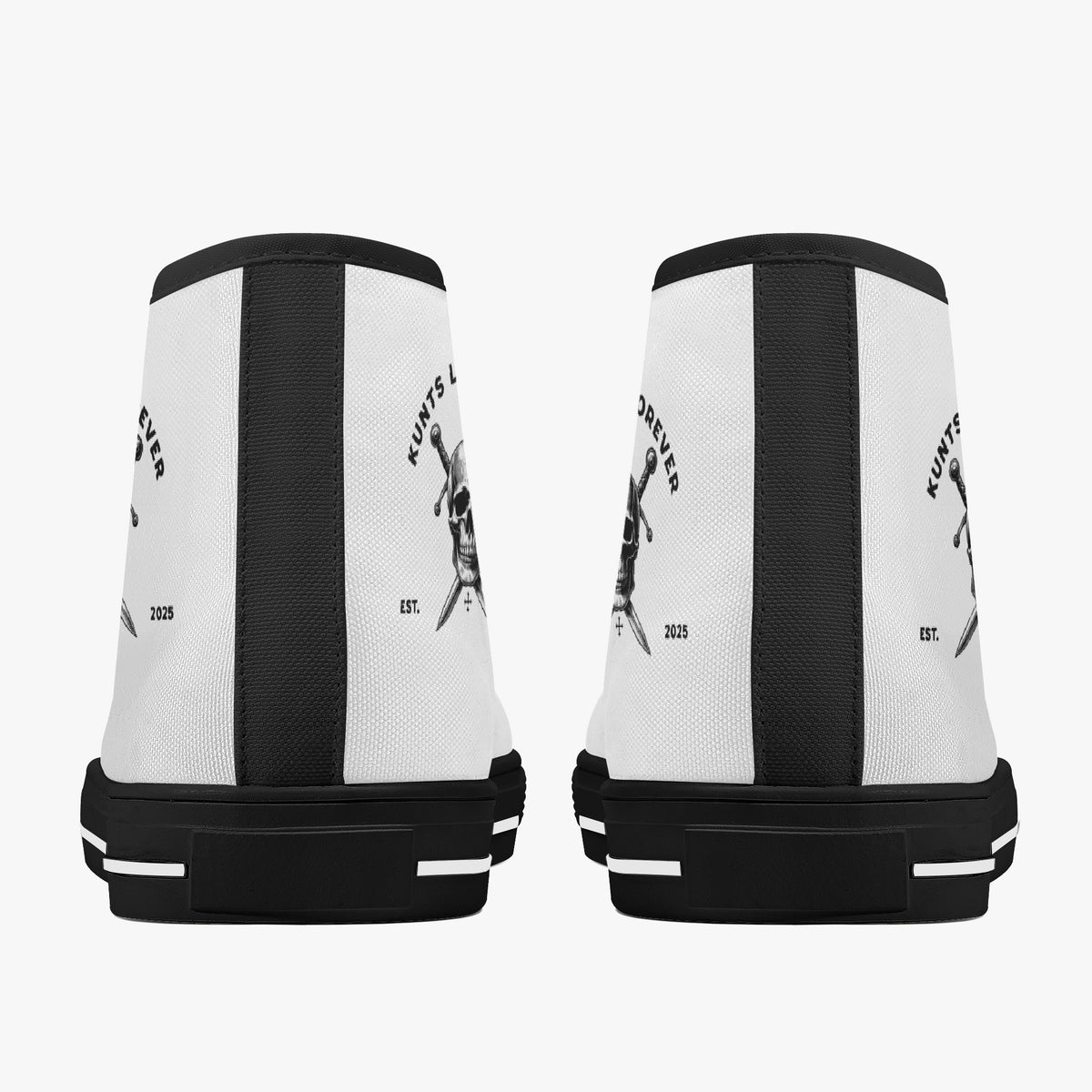 KLF “Kunts High-Top Canvas” Shoes | KLF Streetwear — product image 7