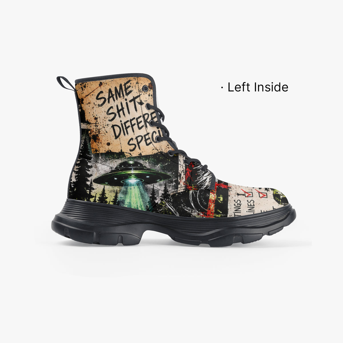 Cryptid Employee of the Month Chunky Leather Boots — product image 6