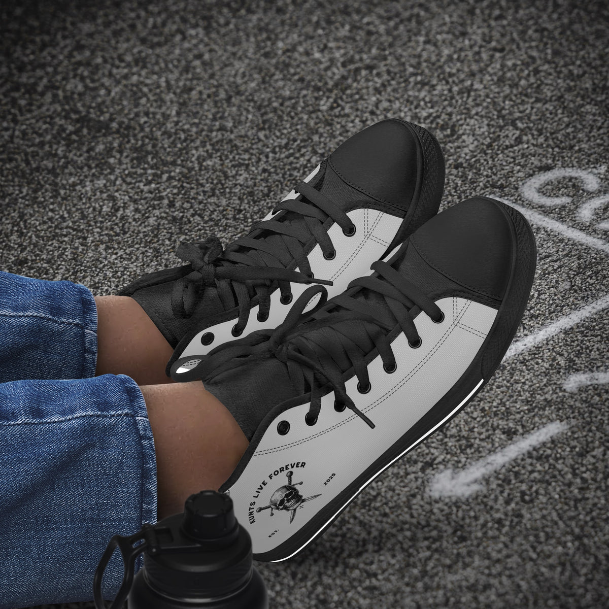 KLF “Kunts High-Top Canvas” Shoes | KLF Streetwear — product image 8