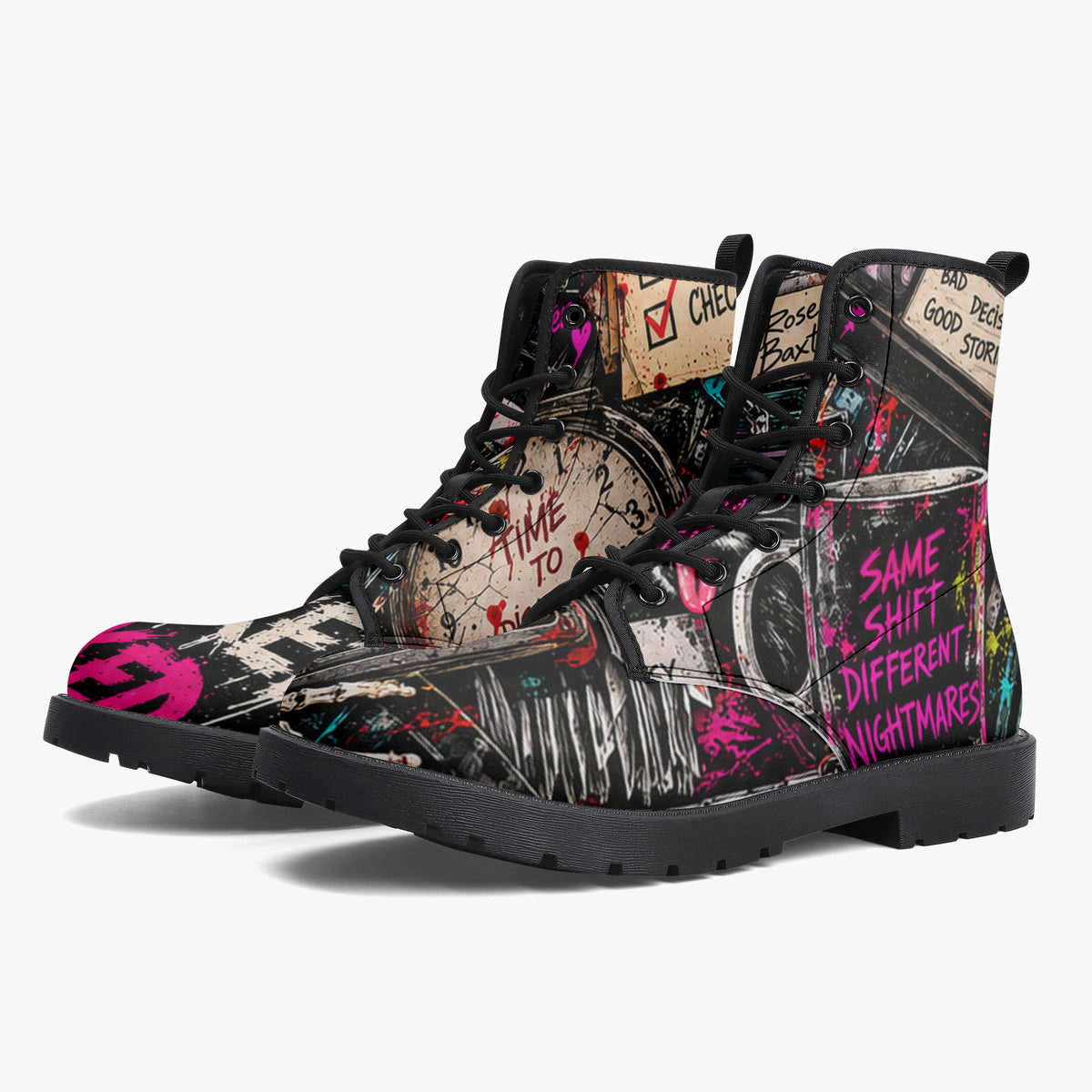 KLF Clocked In / Checked Out Leather Boots product view 4