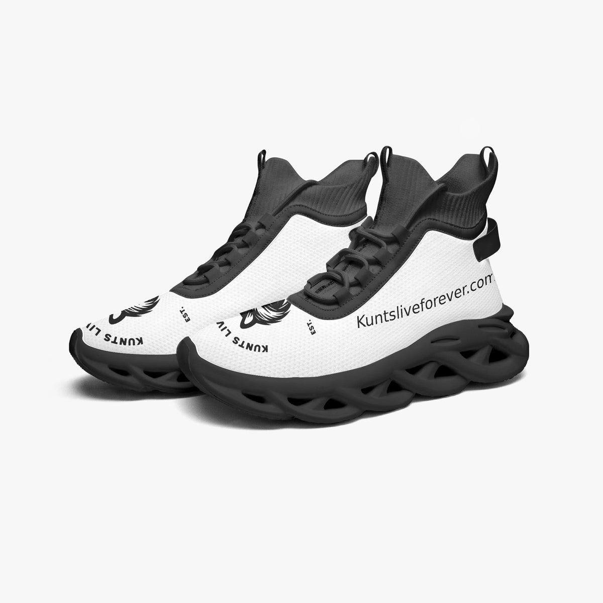 KLF “High-Top Bounce Mesh Knit Coon” Sneakers | KLF Streetwear — product image 9