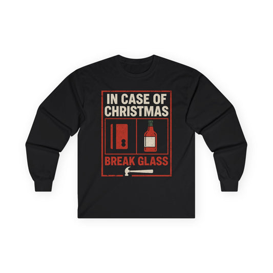 KLF In Case of Christmas Break Glass long sleeve artwork