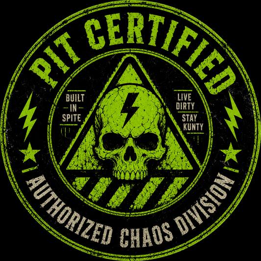 KLF Pit Certified round sticker